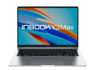 Ноутбук INFINIX Inbook Y3 Max YL613 71008301533, 16", IPS, Intel Core i3 1215U 1.2ГГц, 6-ядерный, 8ГБ LPDDR4x, 512ГБ SSD, Intel UHD Graphics, Windows 11 Home, серебристый