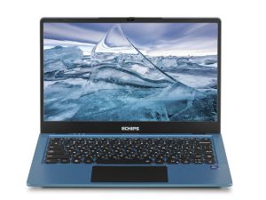 Ноутбук ECHIPS Arctic F141UL F141UL, 14.1", IPS, Intel N-series N100 0.8ГГц, 4-ядерный, 8ГБ LPDDR5, 256ГБ SSD, Intel UHD Graphics, Windows 11 Home, синий